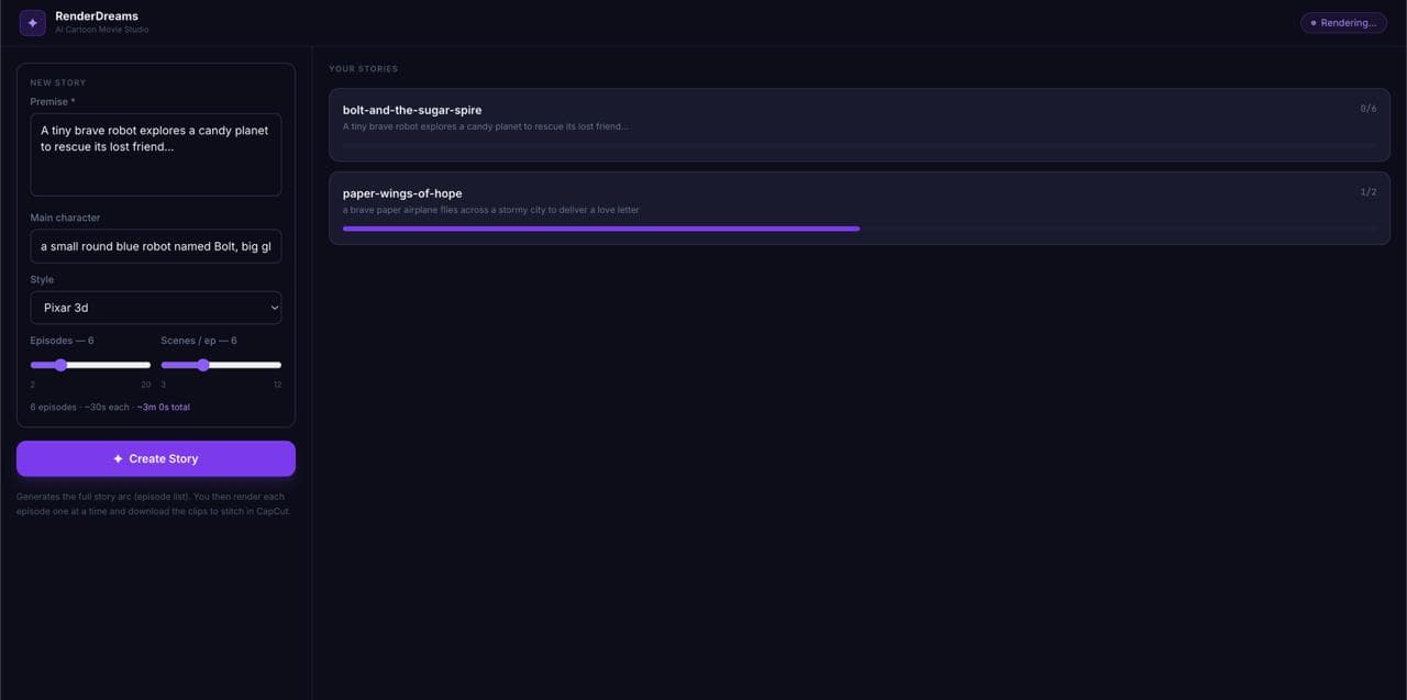 AI Cartoon Generation Pipeline and Admin Panel gallery image 3